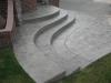 curved roman slate entry